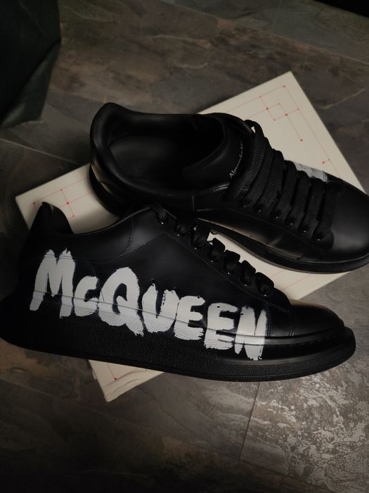 Alexander McQueen Oversized Black Graffiti