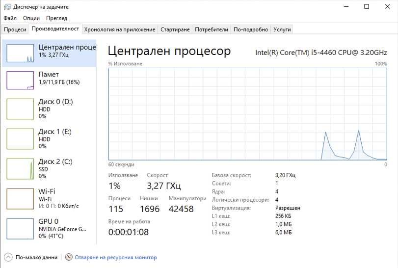 Надежден бюджетен гейминг / офис компютър i5 / 12GB / GTX 960 4GB / 1.6TB / Wi-Fi