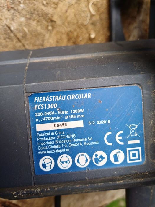 Vând circular de mana energer 1300w