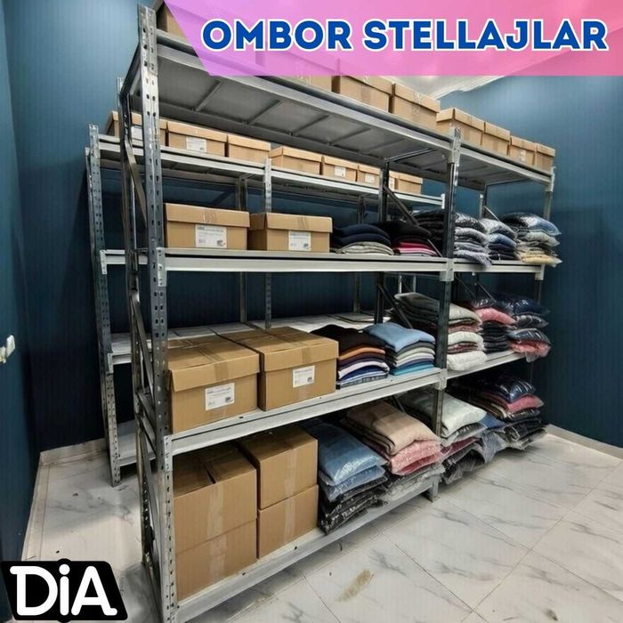 Arxiv stellaj, архивные стеллажи, metall tokcha ombor polka