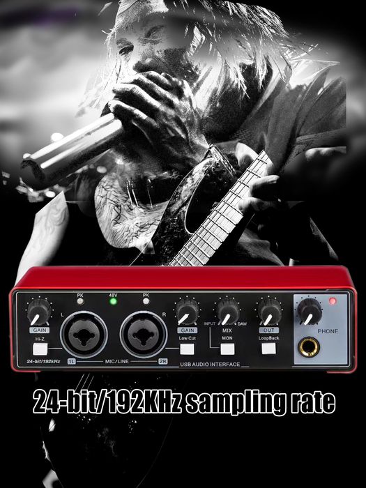 Смесител, USB аудио интерфейс RP-MD22 G2, 24 bit/192kHz, Plug and Play