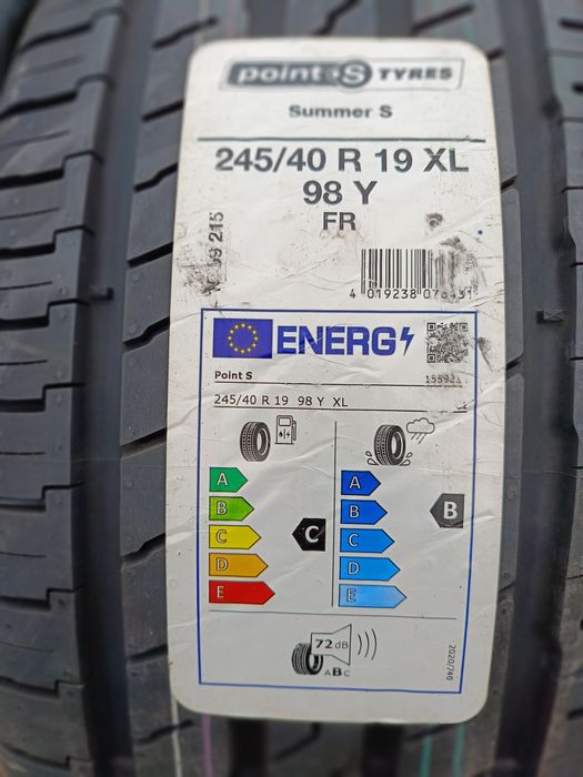 НОВИ ЛЕТНИ -19цола -245/40-1бр."POINT'S-с монтаж и баланс
