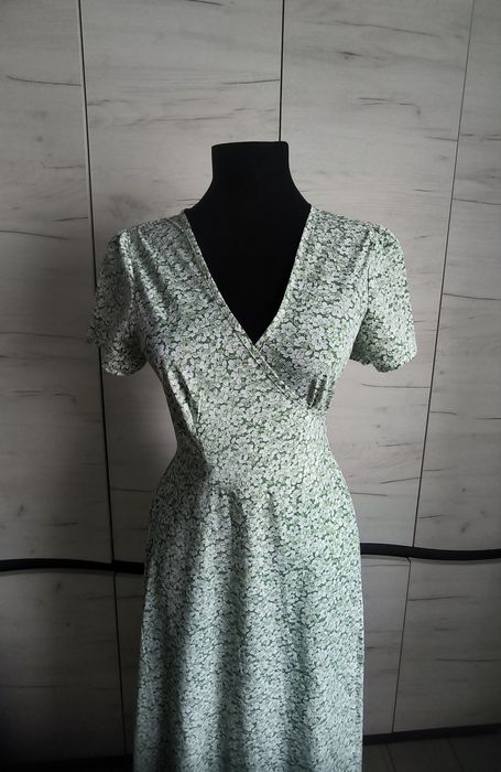 Rochie vintage de vara verde