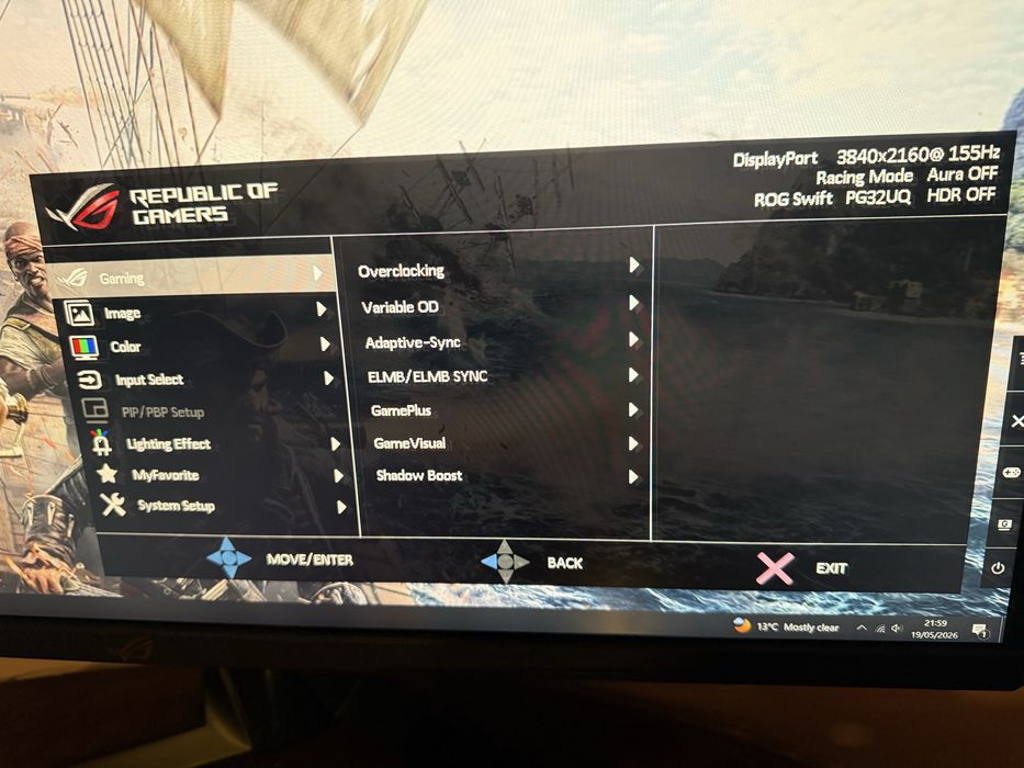 Monitor gaming LED IPS Asus ROG Swift 32", 4K  PG32UQ