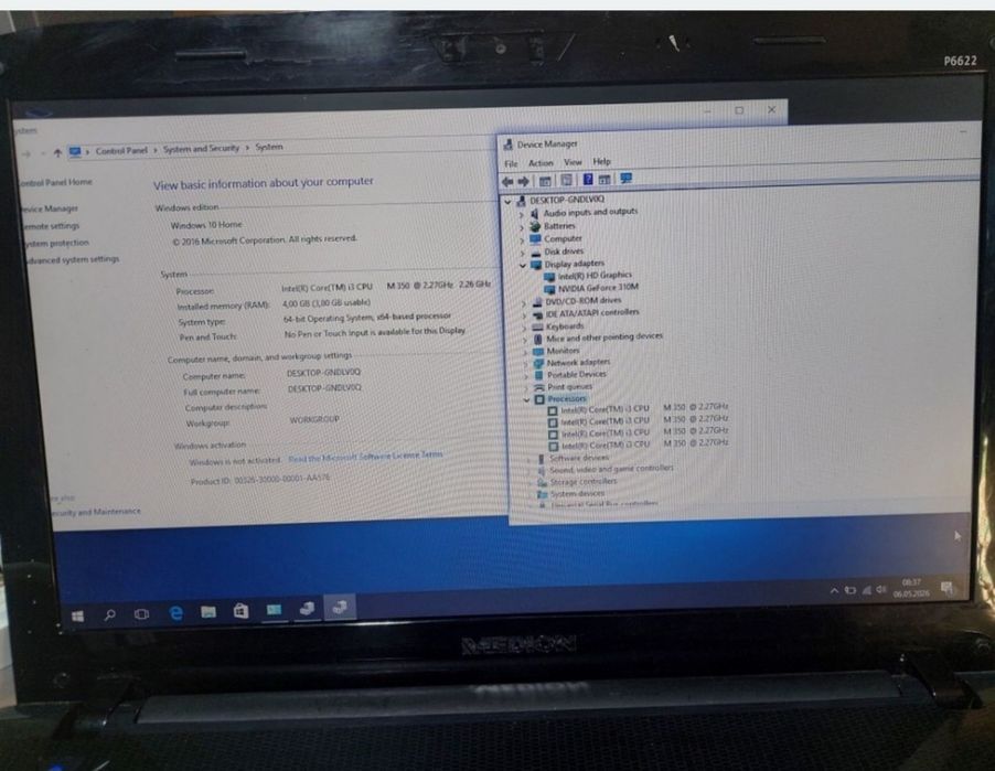 Laptop Medion i3