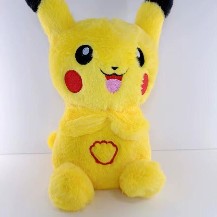 Дишаща плюшена играчка Пикачу 35см, Покемон, Pokemon Pikachu