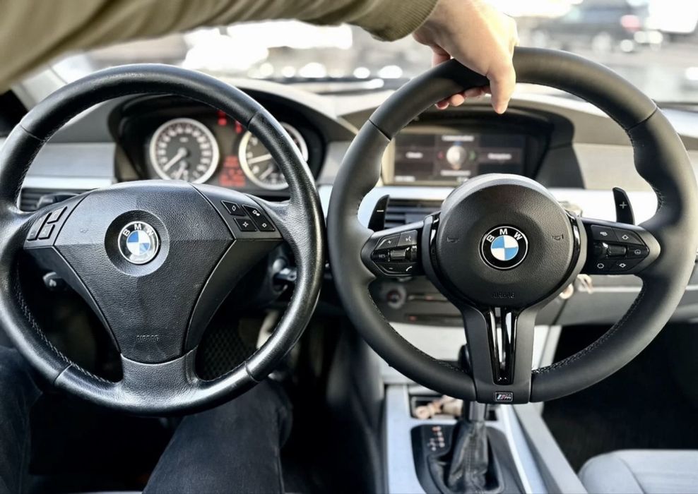 Руль на BMW чёрный на E90 E70 E83 E85 / руль на bmw e / руль бмв