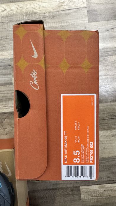 НОВО!!!Сиво-сини Nike air max 95 corteiz aegean storm