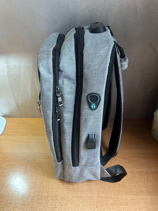 Рюкзак серый портфель