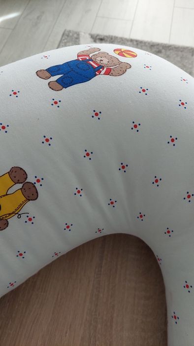 Perna ergonomica alaptare cu husa bumbac lavabila