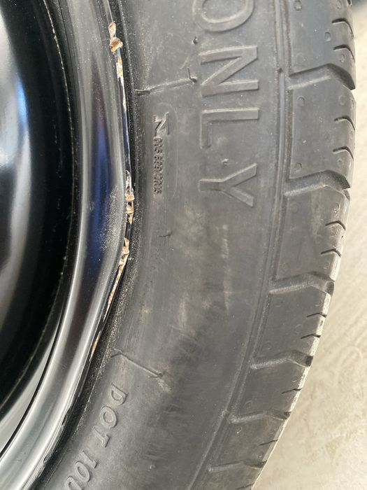 Резервна гума патерица T125/80R17   / 5x108