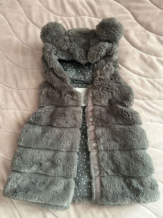 Детско яке и плюшено елече 12-18м 86см