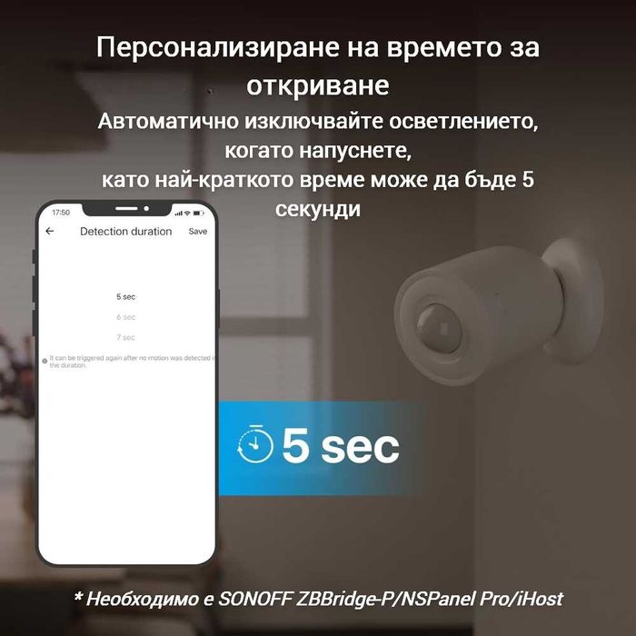 SONOFF SNZB-03P – ZigBee Сензор за движение