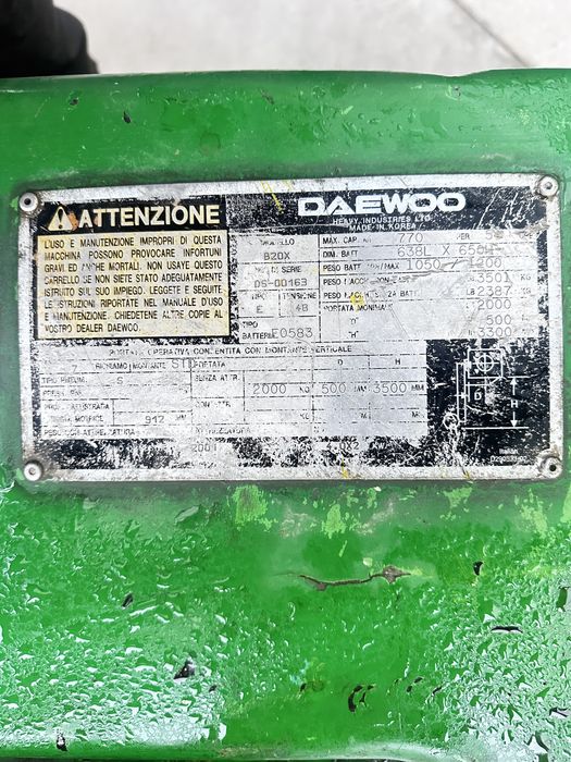 Catarg+motoare electrostivuitor 48v anul 2001