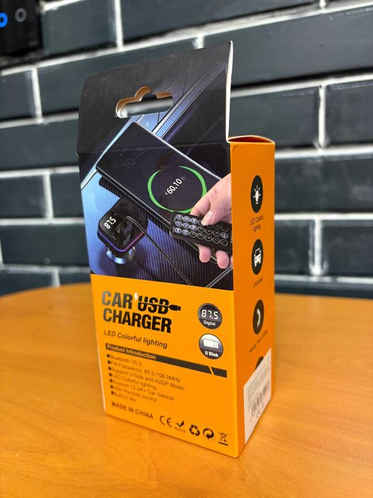 Modulator Bluetooth + incarcator RGB cu telecomanda