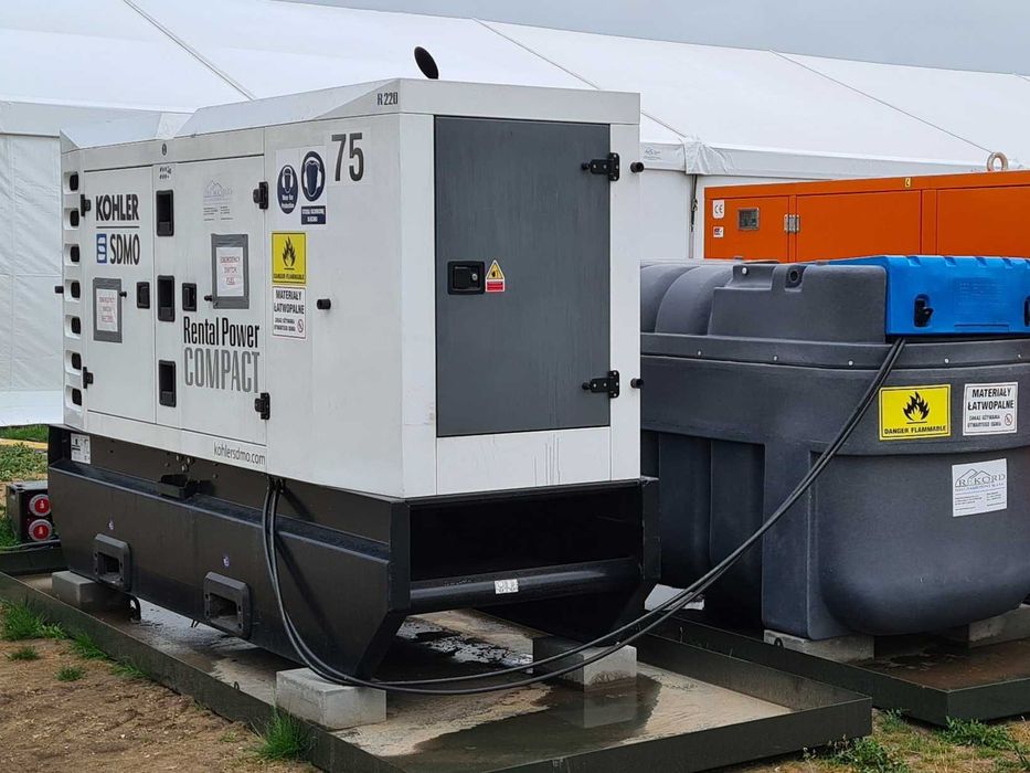 Închiriere generatoare curent 30–550 kVA