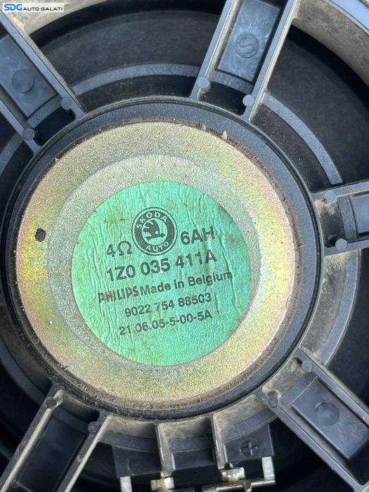 Boxa Difuzor Audio de pe Usa Portiera Fata Stanga sau Dreapta Skoda Yeti 2004 - 2013 Cod 1Z0035411A [B4126]