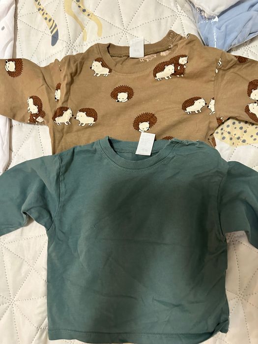 Лот дрехи дете бебе момче есен-зима 74-80  H&M,Topimini,немски марки