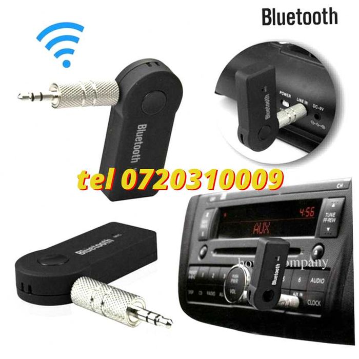 Mufa Adaptor / Modulator Audio Audio Bluetooth Pentru Conectare Si Redare Audio Pe Echipamente Compatibile Cu Specificatii Conform Titlului