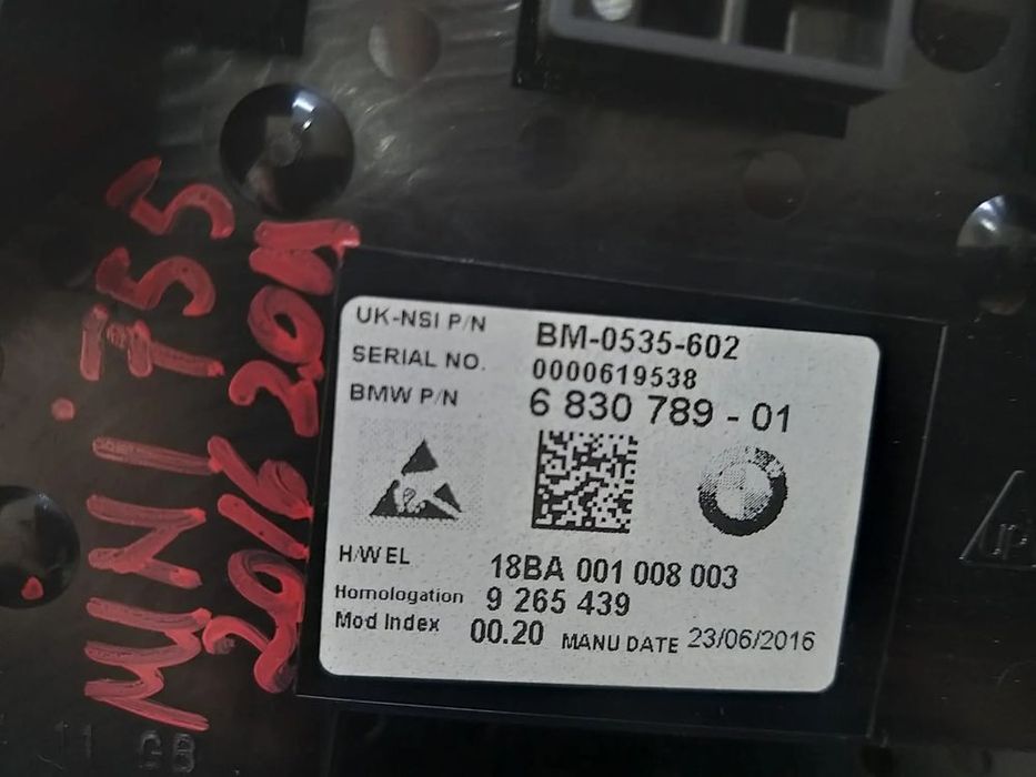 Ceasuri bord diesel mini cooper f55 f56 bm0535602 683078901 18ba001008003