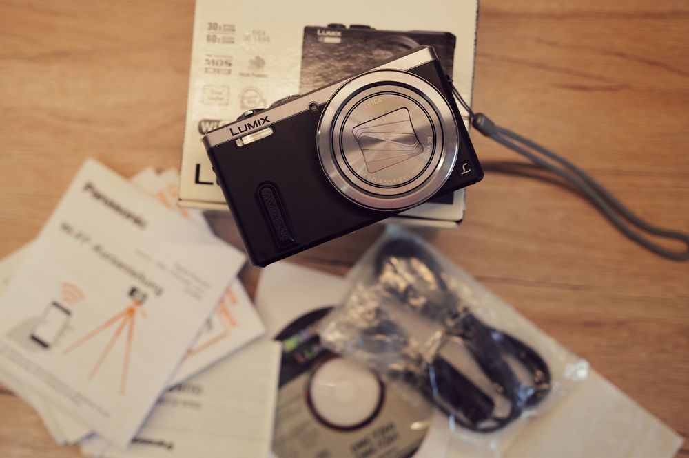 Panasonic Lumix DMC TZ61 Leica Lens HD WiFi USB aparat foto retro