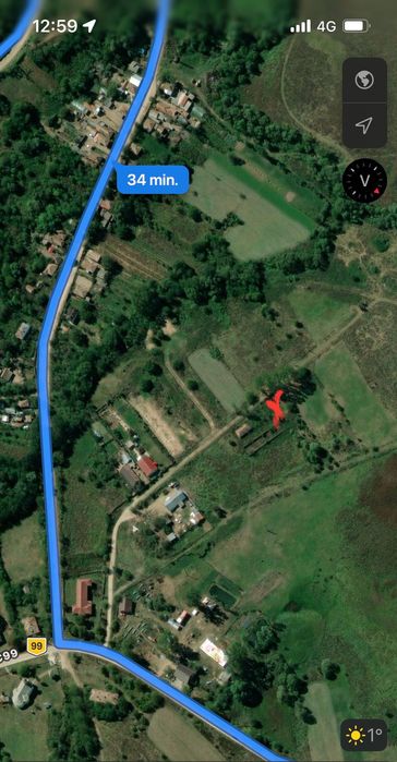 Teren intravilan Sat. Vârvoru de Sus