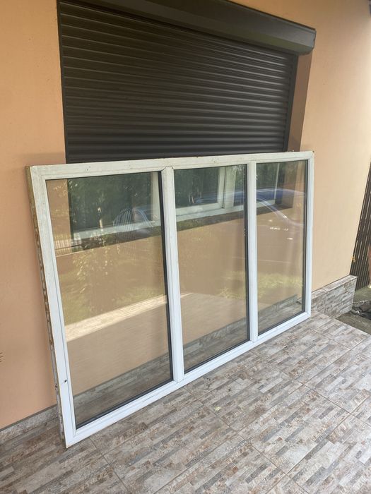Fereastră termopan PVC alb – 208 x 133 cm