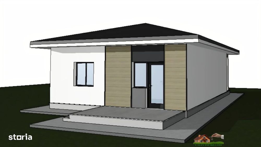 Case individuale Plan Parter 3 camere 76mp Teren 300 mp Lunca Cetățuii