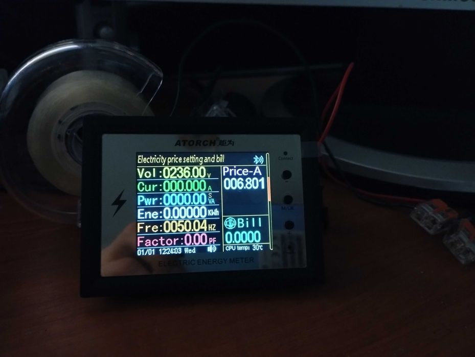 Електромер AT24CB + bluetooth
