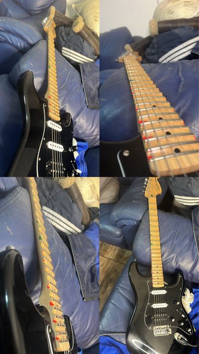 Squier Affinity ( custom modded )