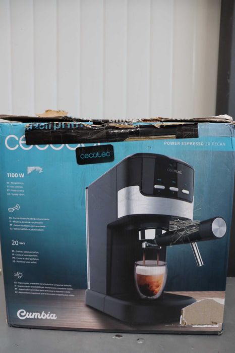 Cecotec 01724 Компактна машина за еспресо Power Espresso 20 Pecan