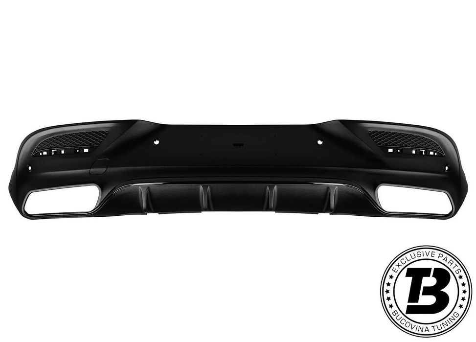 Difuzor Bara Spate cu Ornamente compatibil cu Mercedes GLE Coupe C292 AMG