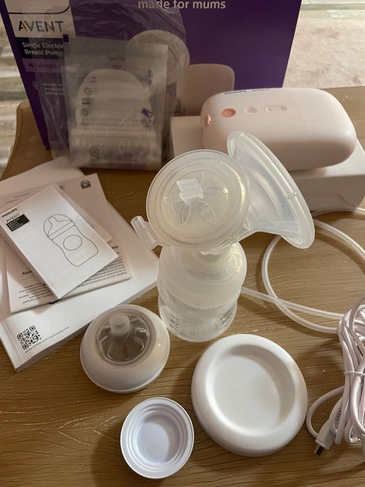 Електрическа помпа за кърма Philips Avent, единична, розово SCF395/31