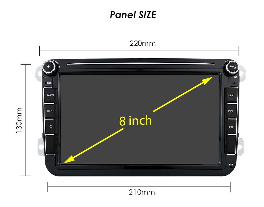 Navigatie  Android 6gb Ram,Dsp,Vw Passat/Golf/Polo/Skoda/Seat