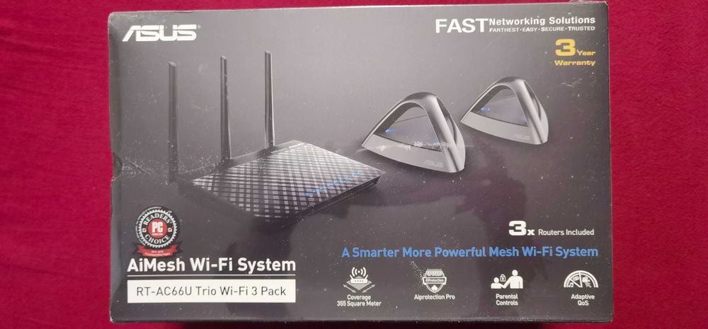Чисто НОВ Asus Almech Trio Рутер RT-AC66U