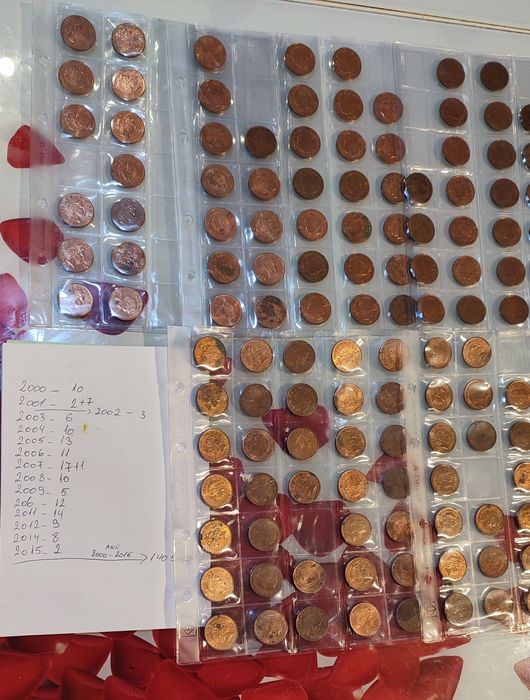 Colecție monezi regina Elisabeta