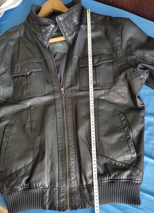 Мъжко яке естествена кожа