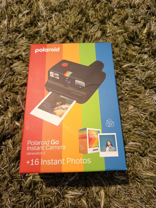 Aparat foto instant Polaroid Go2, Negru