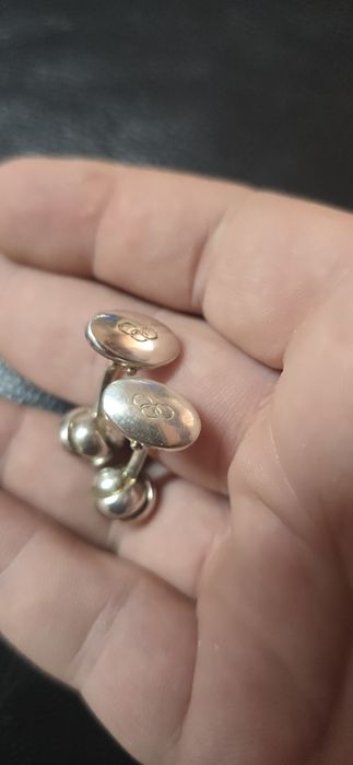 Butoni din argint masiv