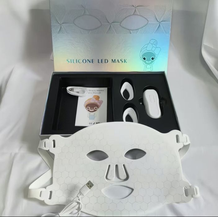 Маска led омолаживающая. Маска для лица