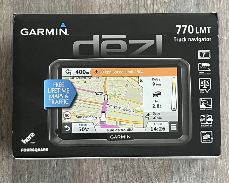 Навигация GARMIN  dezl 770LMT