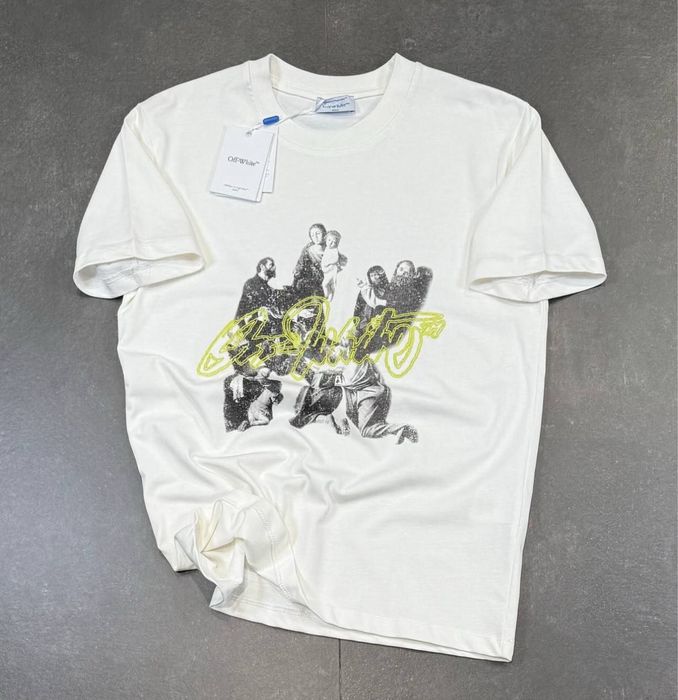 Мъжки тениски премиум качество off white balenciaga amiri