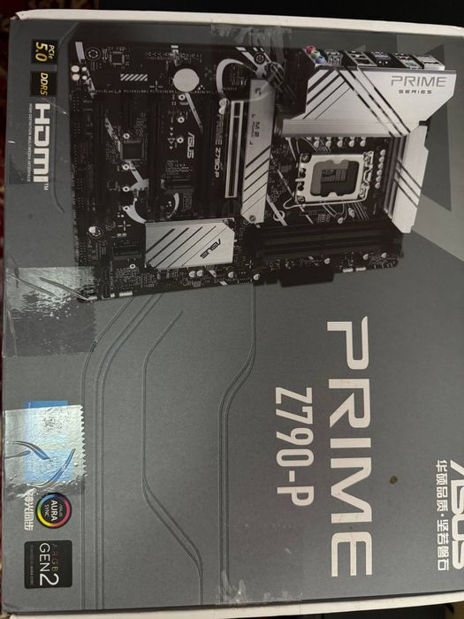 Z790 asus prime yengi pachti ideal holatda ddr5