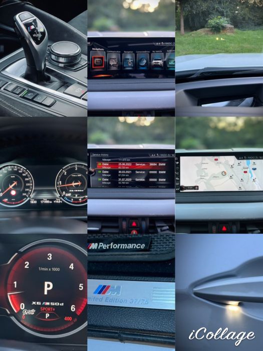 BMW X6 M50D / 2018 / 3.0 D / 381 CP / Trapa / Ceasuri Plasma /