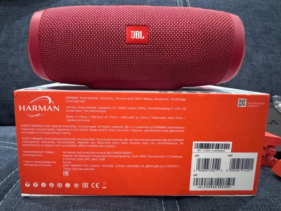 Колонка JBL Charge 3 оригинал