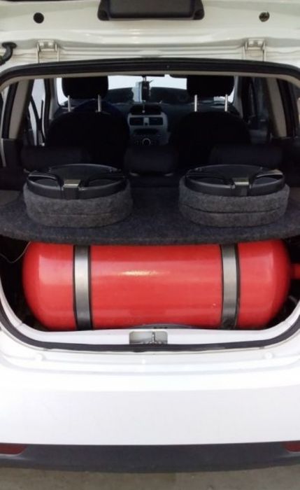 Метан газ балон установка