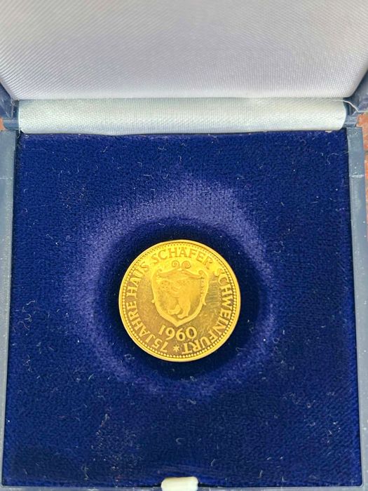 Bănuț de colecție din anul 1960 de 24k 8gr
