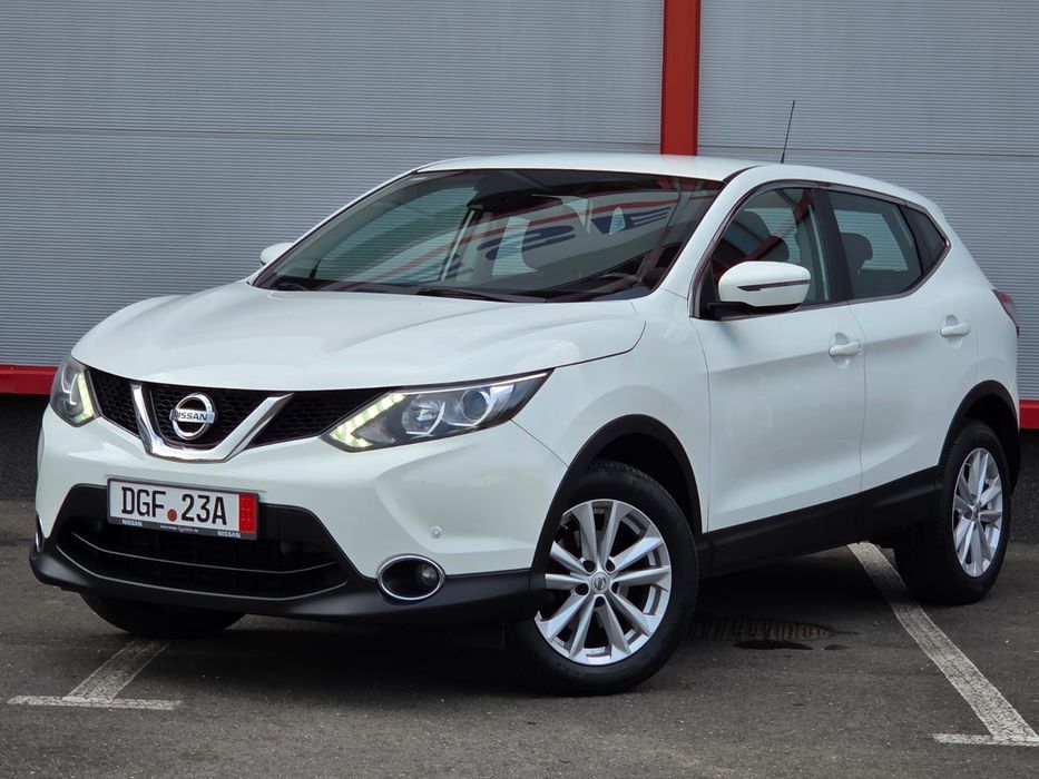 Nissan Qashqai/ 1.6 Diesel/ 131 Cp / Euro 6/ Cameră / Line Assist / Manuală 6+1 / Alb / 2017