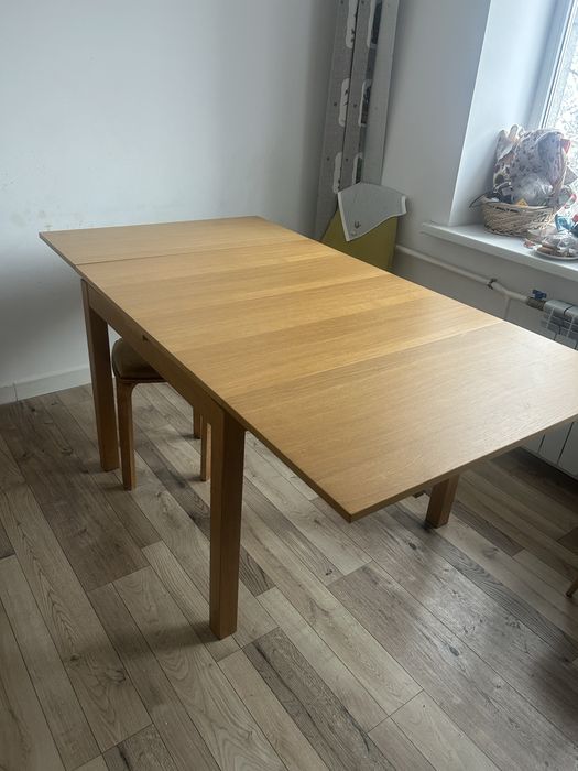 Стол Ikea bjursta раскладной обеденный