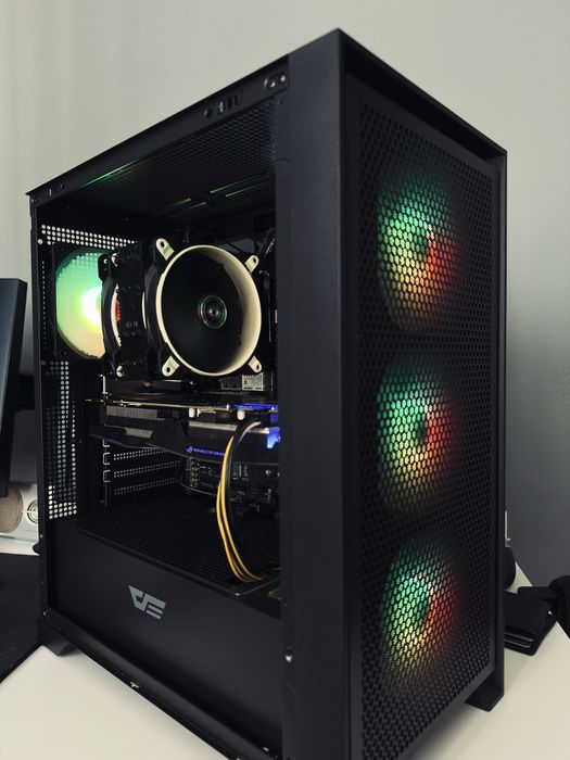 Бюджетен геймърски компютър Ryzen 5 3600X, GTX 1070 Ti ROG Strix 8GB, 16GB RAM